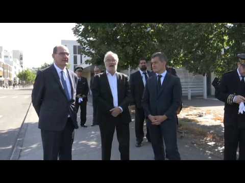 Newly-named French PM visits scene of Dijon violence
