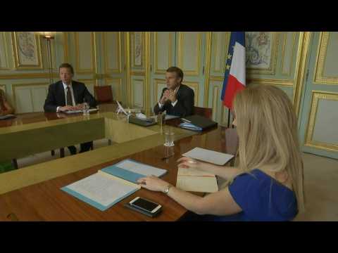 Macron, Merkel host videoconference summit for Serbia-Kosovo conflict