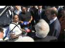 French PM visits scene of Dijon violence, meets local resident