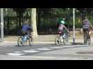 Spanish children play in sun as country slowly eases lockdown
