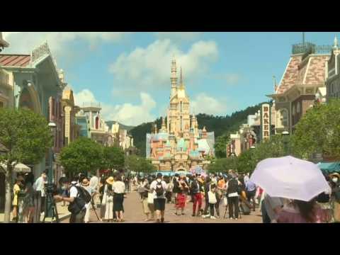 Hong Kong Disneyland reopens after five-month closure