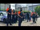 Brussels: police officers protest lack of support amid wave of racism accusations