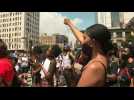 New York: people gather ahead of silent march to commemorate Juneteenth