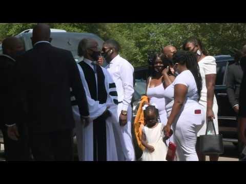 George Floyd's family arrives at church in Houston ahead of funeral service