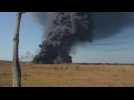 Massive fire breaks at oil well in India