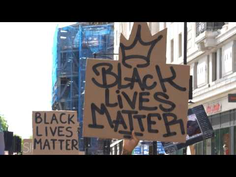 UK Black Lives Matter protesters march to Parliament Square in London