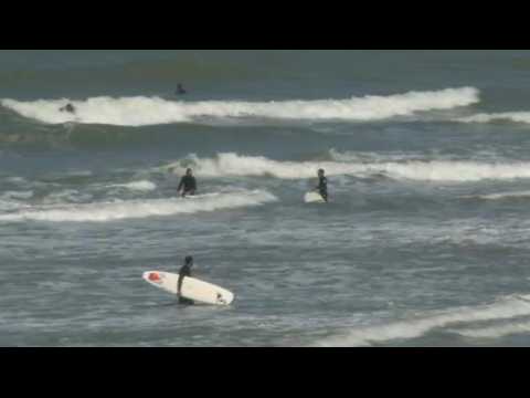 Surfers, swimmers hit the waves on France's west coast as lockdown eases