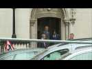 Johnny Depp leaves London court after first day of libel trial