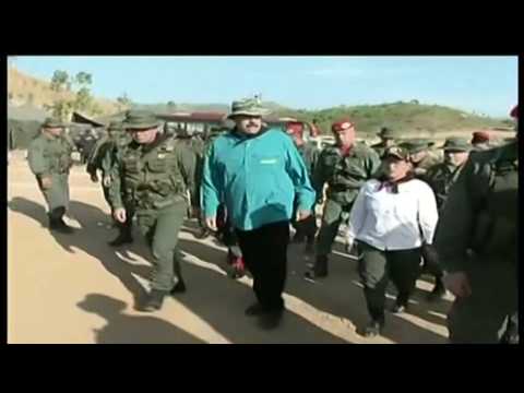 Venezuela's Maduro supervises military exercises