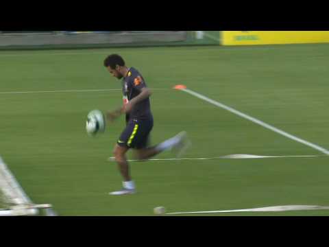 Brazil football team trains ahead of Copa America