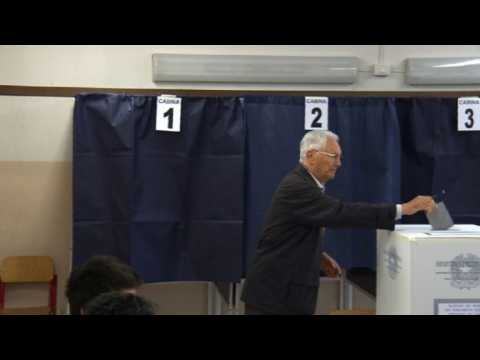 Voters in Milan cast ballots in European elections