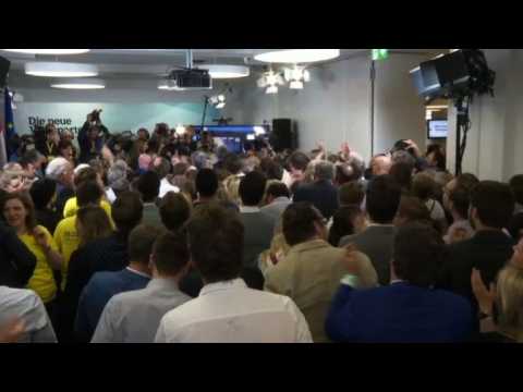 Austria's OPV supporters react to first EU election results