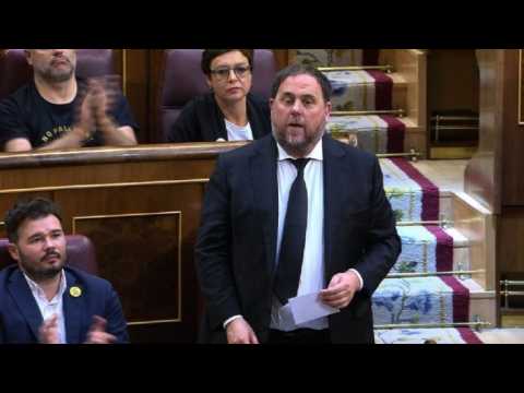 Jailed Catalan separatists take seats in Spanish parliament