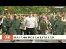 Venezuela's Maduro takes part in military parade