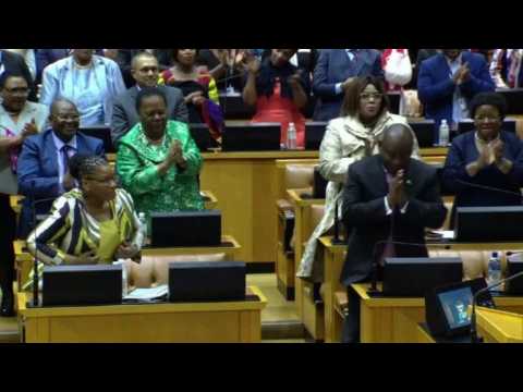 S.Africa lawmakers re-elect Cyril Ramaphosa as president