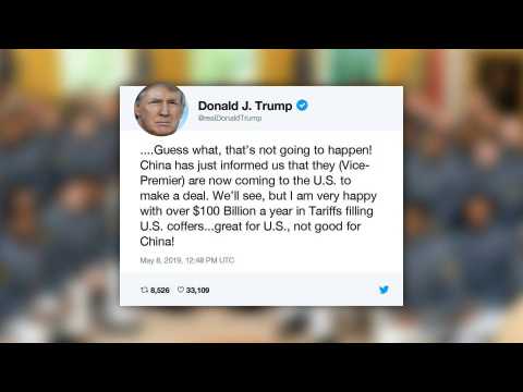 Trump tweets:Chinese trade official coming to US 'to make a deal'