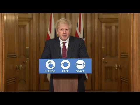 British PM says new virus strain transmitted far more easily