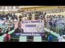 Central Africa president holds election rally as rebels form coalition
