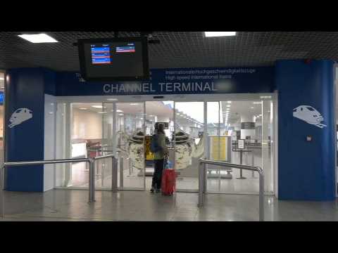 Brussels' Eurostar terminal closed as UK travel bans introduced