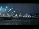 Fireworks over Red Square in Moscow