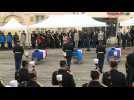 France pays tribute to gendarmes killed in domestic dispute call-out