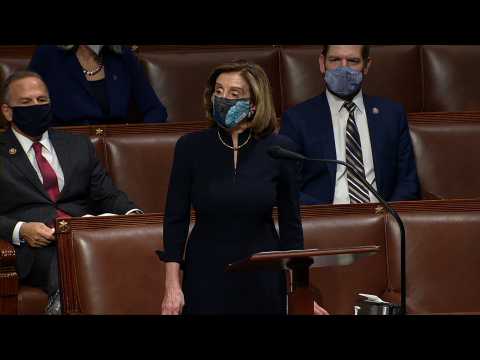Pelosi brands Trump 'clear and present danger,' says 'he must go'