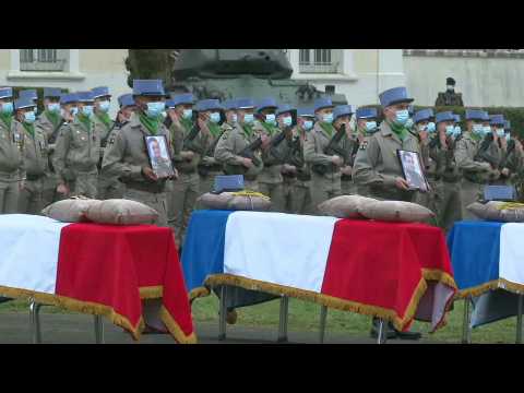 France holds ceremony to honour soldiers killed in Mali