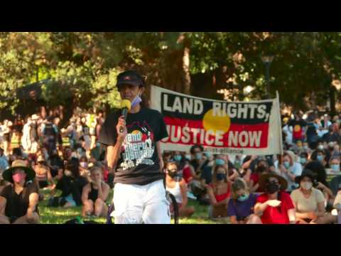 Thousands of Australians defy virus rules to protest 'Invasion Day'
