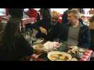 French restaurant defies lockdown orders and opens for the day