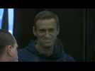 Russian opposition leader Alexei Navalny appears in court