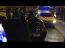 Police van with Kremlin critic Navalny leaves court