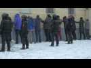 Protesters detained in Moscow rally called by jailed opposition leader Navalny