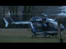 French rescue helicopter crash: images of Tournon airfield