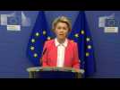 Von der Leyen says Brexit talks continue, to 'go extra mile'
