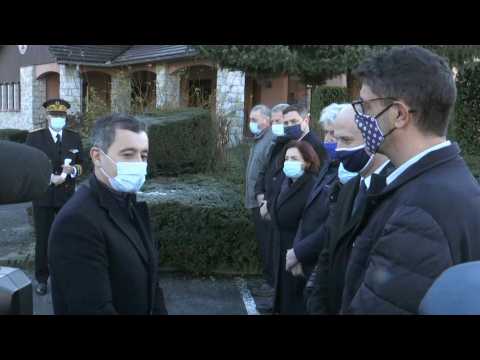 French interior minister arrives in Savoie following fatal helicopter crash