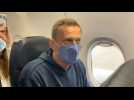 Plane carrying Kremlin foe Navalny leaves Berlin for Moscow