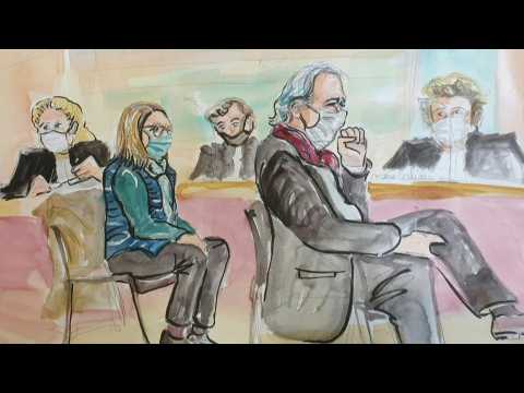 French ex-political advisor Tron back in court over rape accusations: court sketches