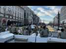 Heavy security presence in US capital one day before Biden's inauguration
