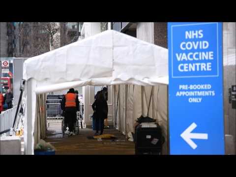 London's Wembley stadium is turned into a Covid vaccination centre