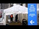 London's Wembley stadium is turned into a Covid vaccination centre