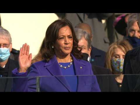 Kamala Harris sworn in as US vice president
