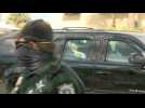 Trump drives by supporters on way to Mar-a-Lago