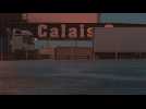 Traffic slows at entry to Calais port for UK crossings