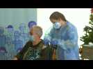 Residents and staff of Barcelona care home receive Covid-19 vaccine