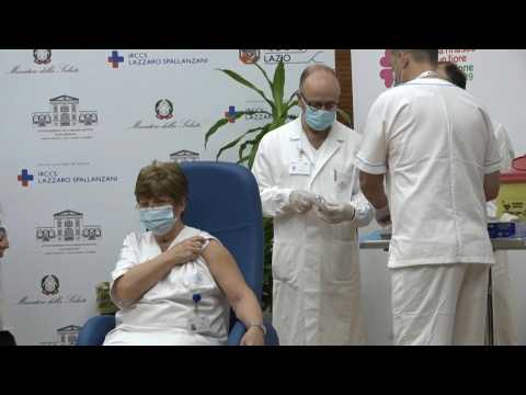 First vaccinations begin at Rome hospital