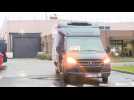 Covid-19 vaccines leave Pfizer factory to be distributed in Europe