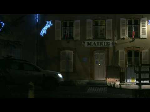 Images of town in central France where three police were shot dead and another wounded overnight