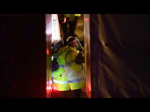 Lorry drivers tested at Dover to cross Channel as border reopens