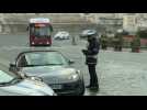 Italian police carry out checks amid partial lockdown