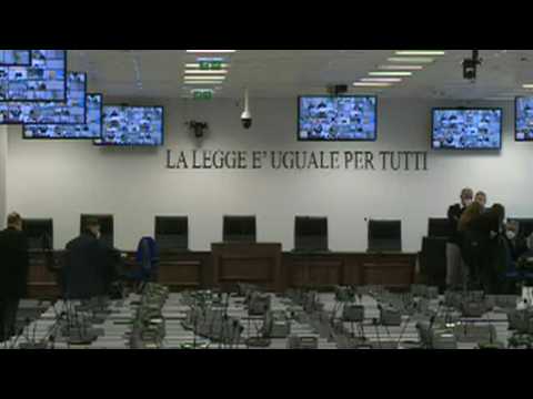 Major Italian mafia trial: Images from inside courtroom ahead of start